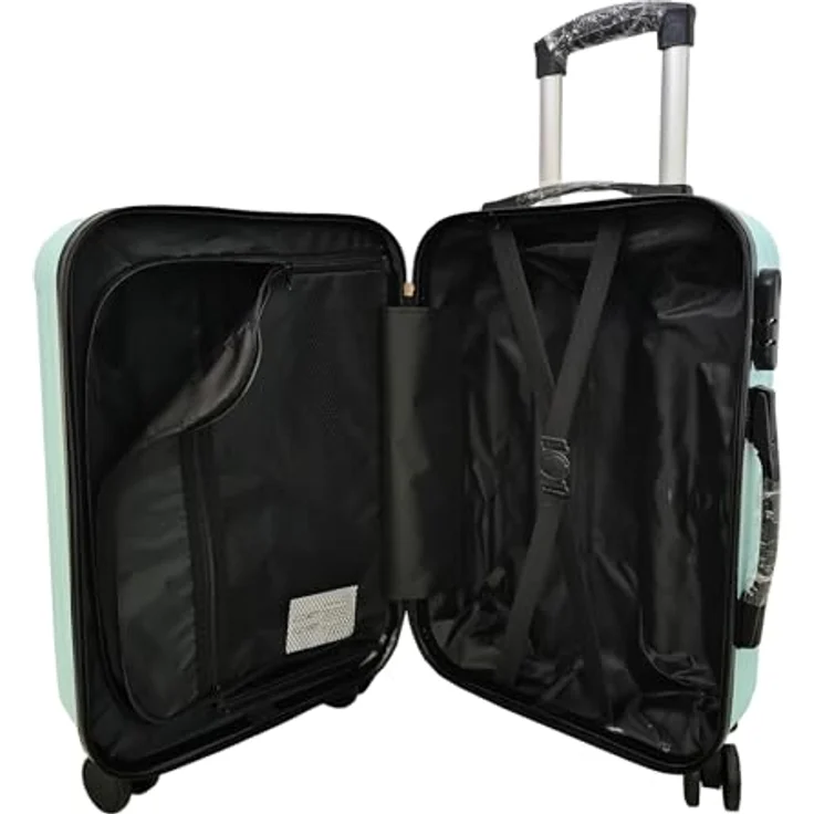 NTK-Collection Frenzi Hartschalenkoffer 4er-Set Blau, mit Teleskopgriff, integrierten Zahlenschloss und geräumigem Innenraum (115 l, 50 l, 80 l, 10 l) – Bild 4