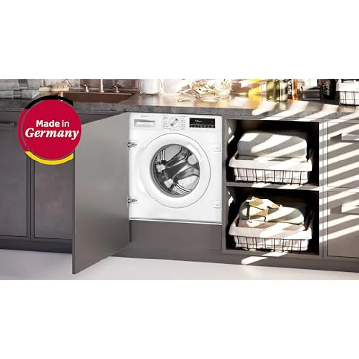 Neff W6441X1, Frontlader-Waschmaschine, C, Fassungsvermögen 8 kg, Standgerät, Breite 59,6 cm, weiß – Bild 3