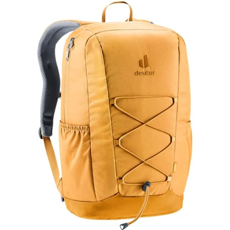 Deuter Gogo Freizeitrucksack, Daypack mit Airstripes System, 100% recyceltem Material, Farbe amber-maple – Bild 5
