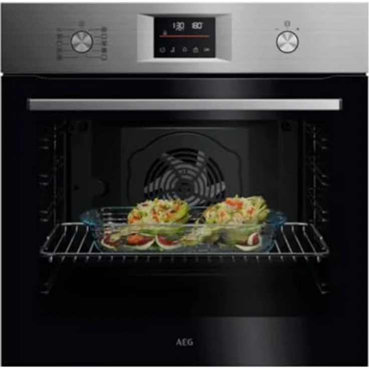 AEG OU5PB40SM Einbaubackofen, Edelstahl, 72L, Multifunktionsgerät, Pyrolytische Selbstreinigung, 45 Automatikprogramme, Energieeffizienzklasse A++ – Bild 2