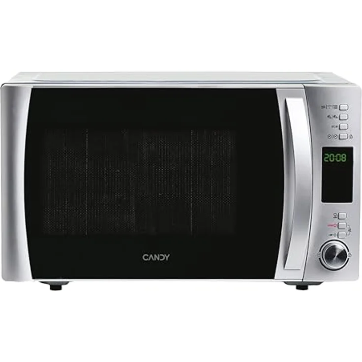 Candy CMXG 25DCS Mikrowelle mit Grill, Standgerät, 25 Liter Garraum, 900 Watt, silber – Bild 2