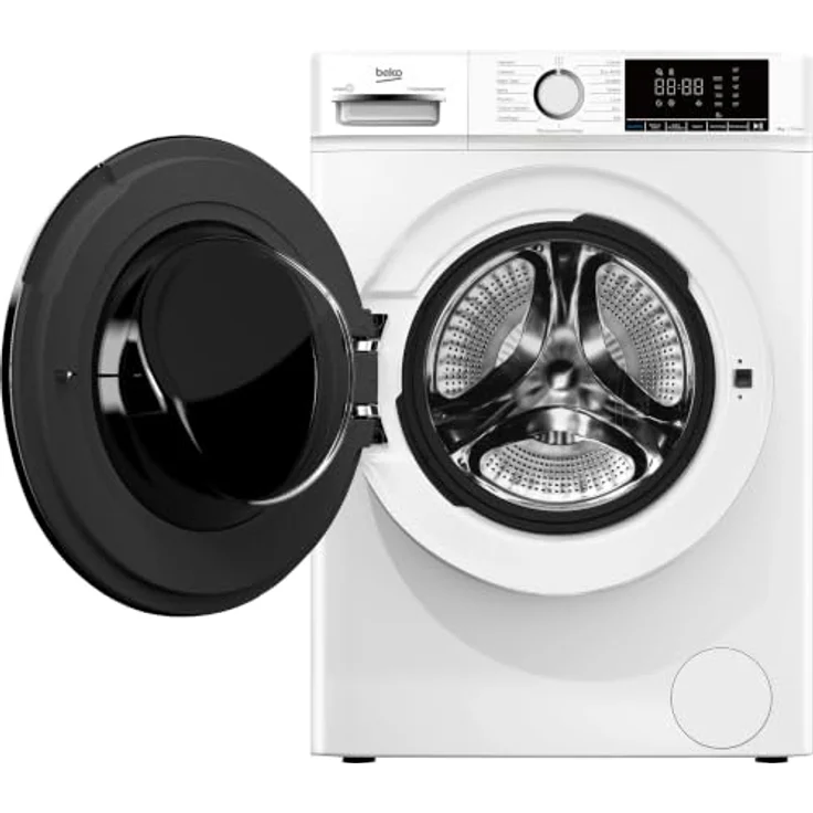 Beko BMX8126DB, Frontlader-Waschmaschine mit 8 kg Kapazität, Energieeffizienz A, 1200 RPM, leise mit 76 dB – Bild 2