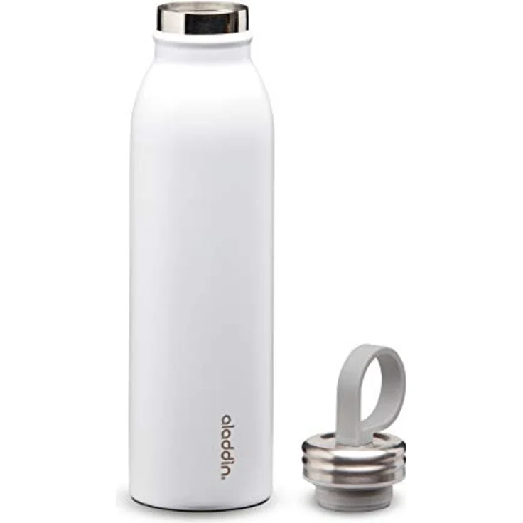 Aladdin Chilled Thermavac Edelstahl-Trinkflasche, 0,55 Liter, Snowflake White, Doppelwandige Vakuum-Isolierung, Auslaufsicher, Geeignet für PKW-Halterungen, Rucksack, Spülmaschine, BPA-frei – Bild 5