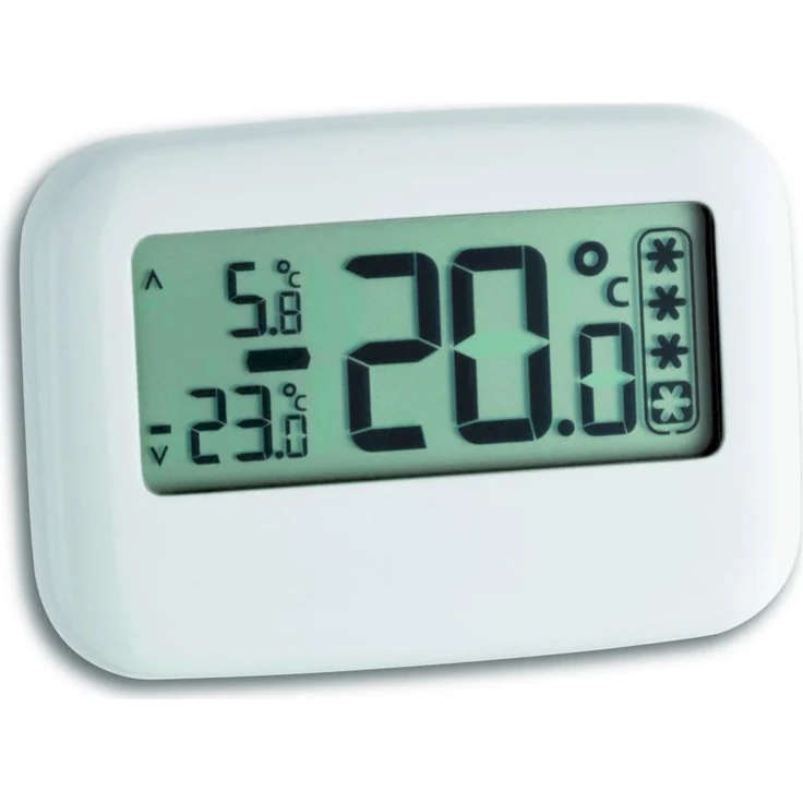 TFA Dostmann 30.1042, Kühlgeräte-Thermometer, Messbereich: -30°C bis 50°, permanente Anzeige der Höchst- und Tiefstwerte – Bild 6
