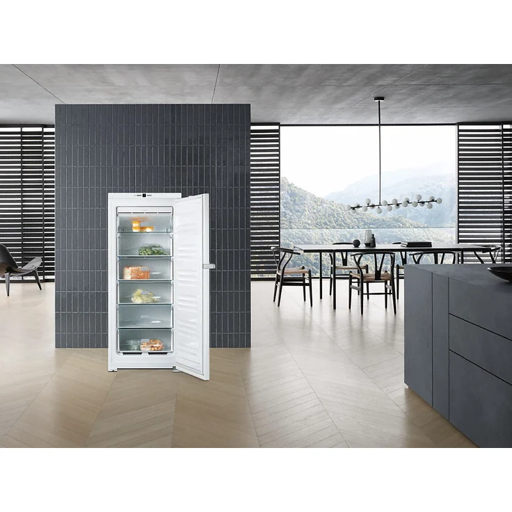 Miele FN 24062 ws, Gefrierschrank, freistehend, weiß, NoFrost, Breite 60 cm, Energieklasse F – Bild 4