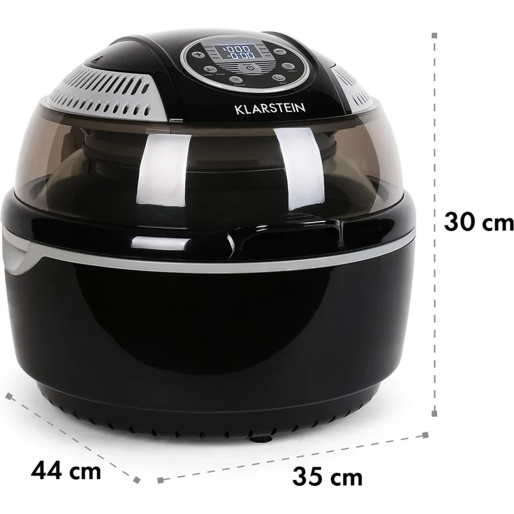 Klarstein VitAir Heißluftfritteuse, 9 l, 1400 Watt, schwarz-grau – Bild 10