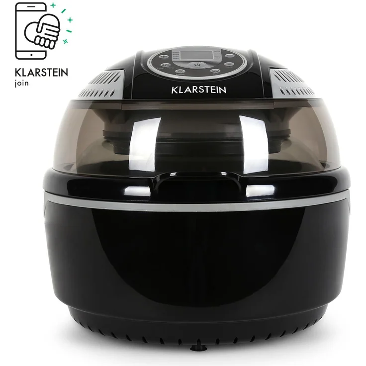 Klarstein VitAir Heißluftfritteuse, 9 l, 1400 Watt, schwarz-grau – Bild 9