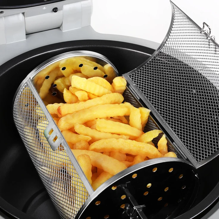 Klarstein VitAir Heißluftfritteuse, 9 l, 1400 Watt, schwarz-grau – Bild 8
