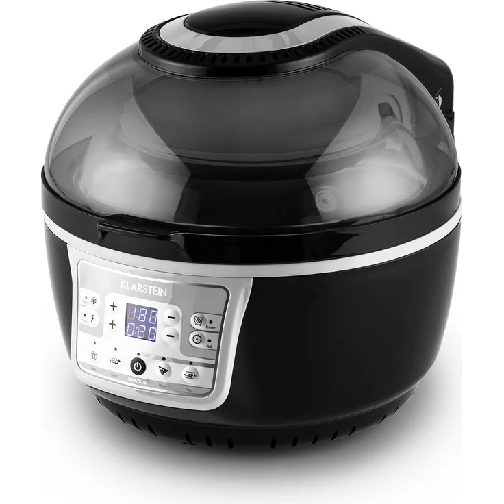 Klarstein VitAir Turbo Heißluftfritteuse, 9 l, 1400 Watt, grau-schwarz – Bild 7