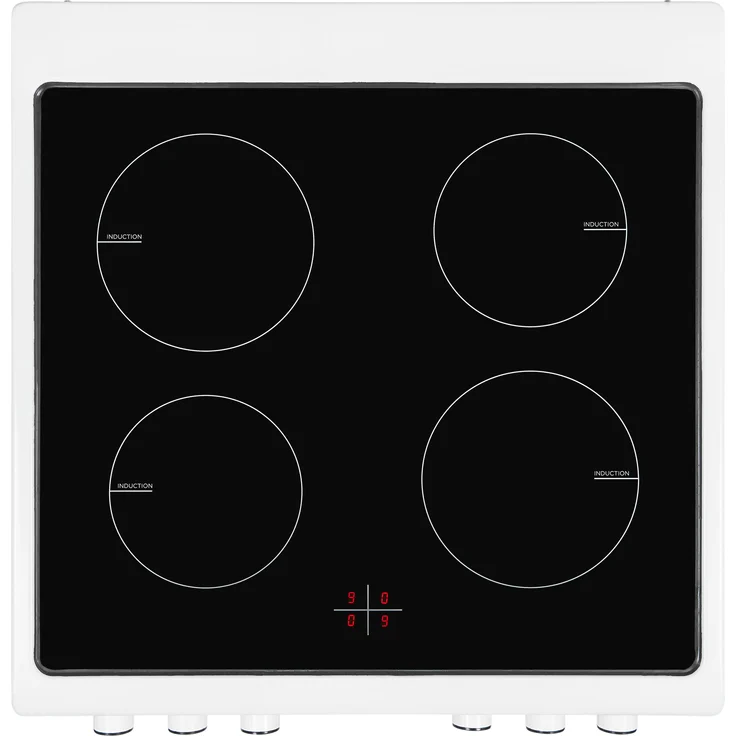 Exquisit EHI 60-3, Herd, A, Standgerät, Betriebsart Ofen elektrisch, Anzahl Kochfelder 4, Volumen 65 l, Breite 64,5 cm – Bild 4