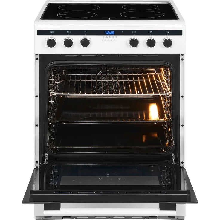 Exquisit EHI 60-3, Herd, A, Standgerät, Betriebsart Ofen elektrisch, Anzahl Kochfelder 4, Volumen 65 l, Breite 64,5 cm – Bild 2