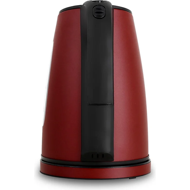 oneConcept TKV-SS17-Red Design Wasserkocher kabellos leistungsstark mit stylisch blauen LED-Lichteffekt, 2200 W, 1.7 Liter, Cool Touch, rot – Bild 3