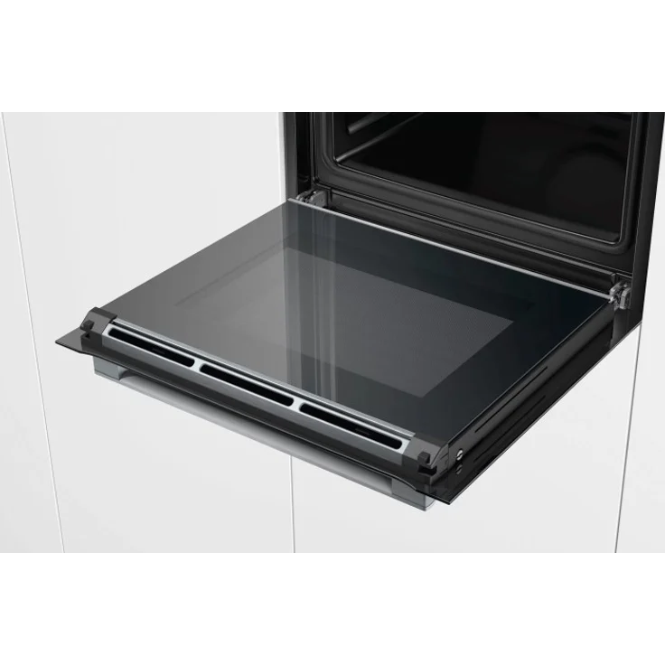 Bosch HBG676EB6 Serie 8 Backofen, Einbaugerät, Energieeffizienzklasse A+, Volumen 71 l, Breite 59,5 cm, groß (ab 65 l), Pyrolyse-Selbstreinigung, PerfectRoast, 4D Heißluft, schwarz – Bild 5