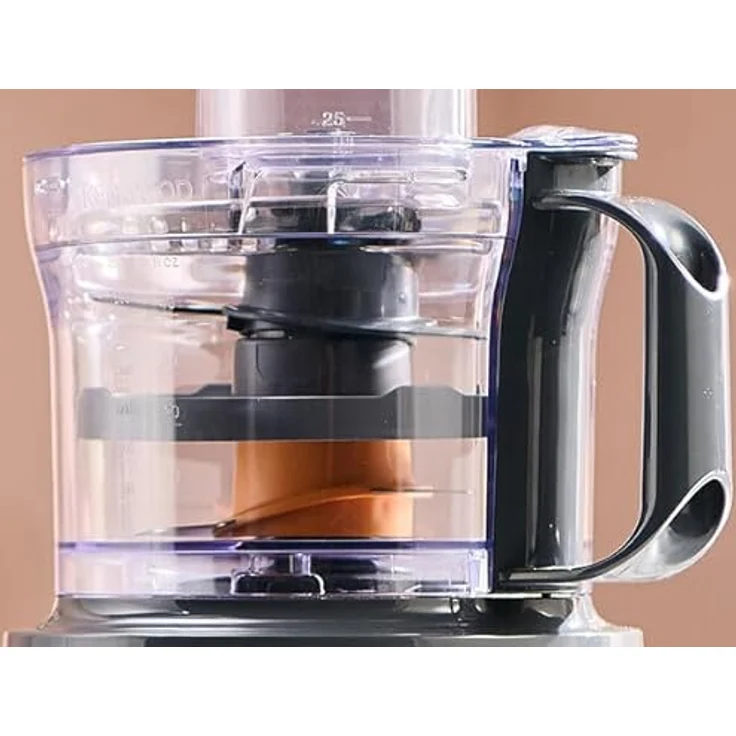 Kenwood FDP31.170GY, Universalzerkleinerer mit 800W Motor, grau, stapelbarer In-Bowl-Speicher, spülmaschinenfest – Bild 4