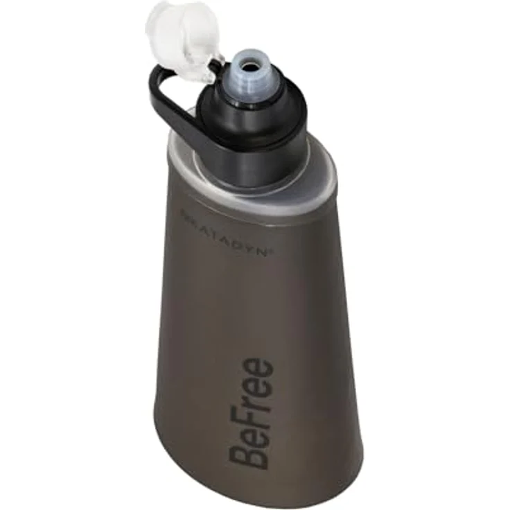 Katadyn BeFree AC Wasserfilterflasche, 1 L mit 2-Stufen-Filtertechnologie, schwarz – Bild 4