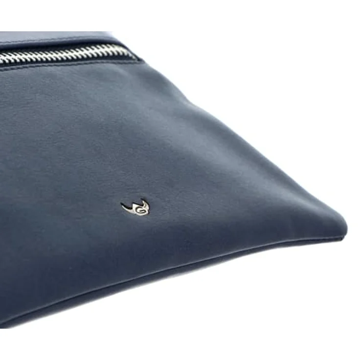 Golden Head Valencia Handtasche, Herren Leder mit RFID Schutz, 18 cm, Blau – Bild 3