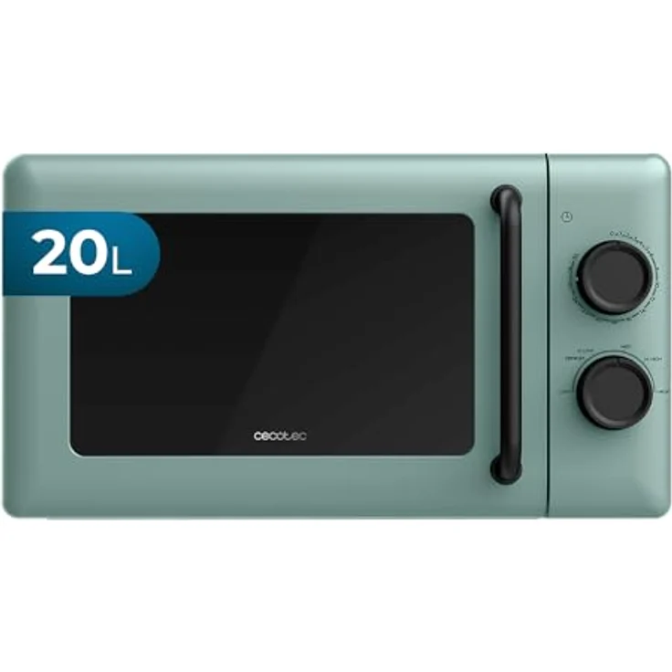 Cecotec Proclean 3010 Green, Mikrowelle mit 20 Liter Fassungsvermögen, 700 W Leistung, akustischem Signal und Timer bis 30 Minuten – Bild 1