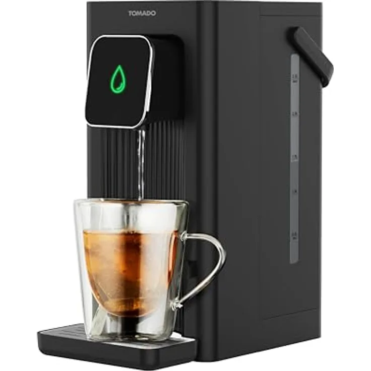 Tomado TWD2502B Heißwasserspender, 2,5 Liter, 200 ml Direktzapfung, integrierter Wasserfilter, schnelle Zubereitung, Sicherheitsmerkmale