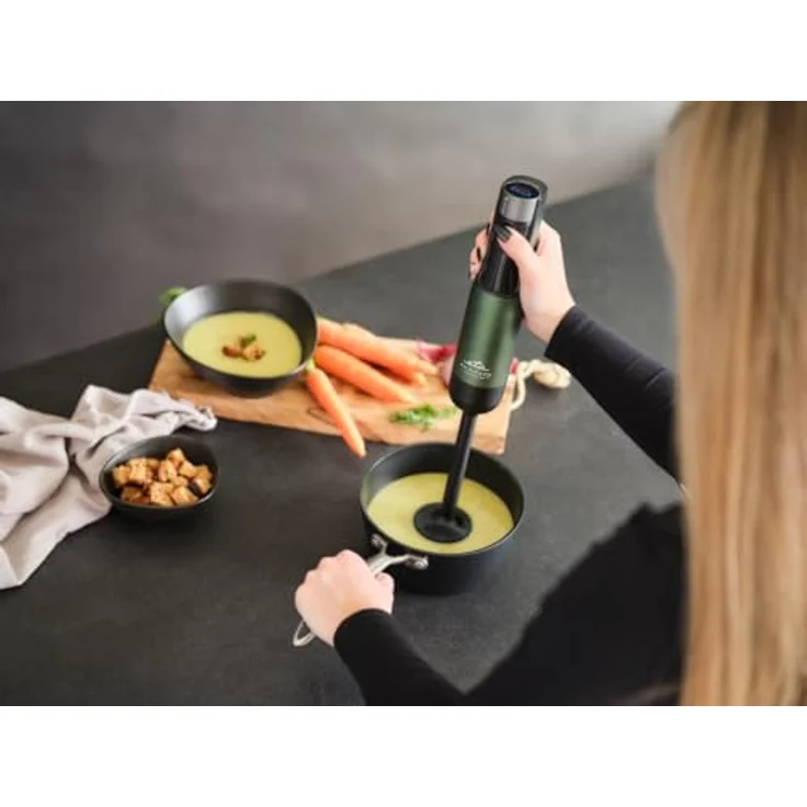 eta Stabmixer ETA321990030, 1000 W, mit 9-stufiger Geschwindigkeitsregulierung und Edelstahlmessern, schwarz – Bild 2