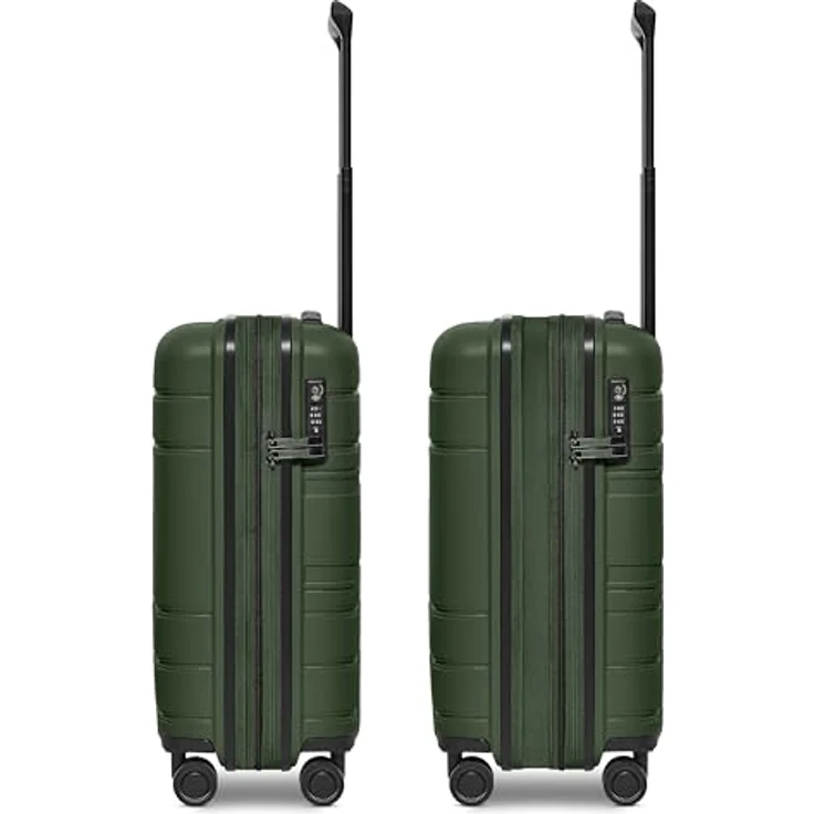 REDOLZ Hartschalen Kabinen-Koffer Essentials 11, kleiner Trolley 40 x 20 x 55 cm, leichtes Polypropylen, Dehnfalte, 4-Rollen, TSA-Schloss, 45 Liter Volumen – Bild 2