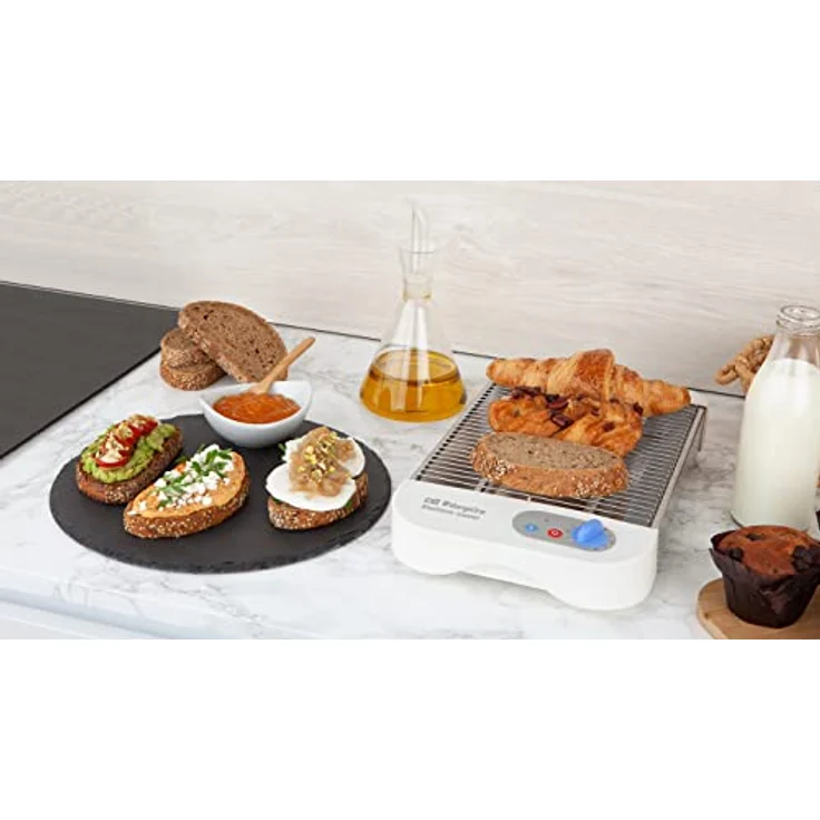 Orbegozo TO1010 Brötchentoaster, 600 W, für verschiedene Brot- und Brötchenarten sowie Gebäckteilchen, Krümelschublade – Bild 7