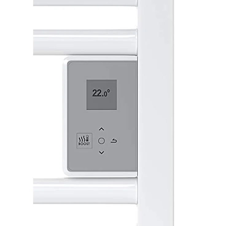 STIEBEL ELTRON 239141 Elektrischer Bad-/Handtuchheizkörper BHE 50 Plus mit LC-Display, 500 W Heizleistung, Weiß – Bild 2