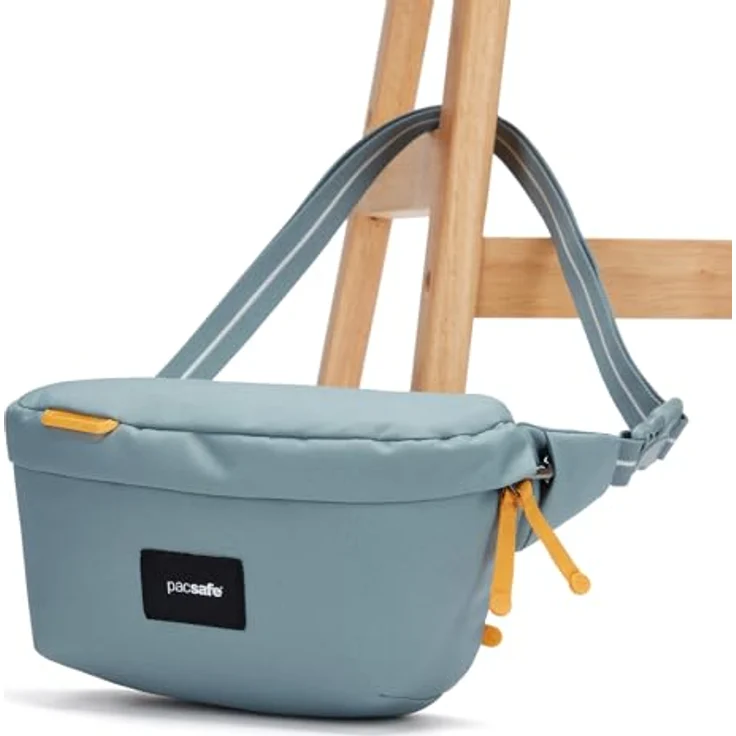 Pacsafe Sling Pack, Umhängetasche mit RFID-Blocker, Schnittschutz, 2,5l Volumen, Fresh Mint – Bild 5