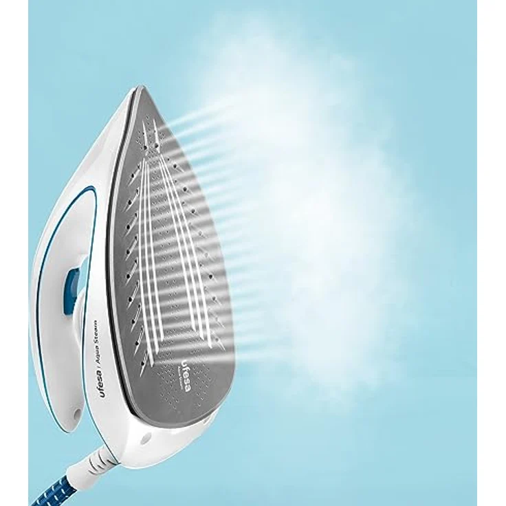 Ufesa Aqua Dampfbügelstation 2400W, 6 Stäbe, maximaler Dampfhub 320gr und konstante 120gr /min, Keramiksohle, Antical System – Bild 5