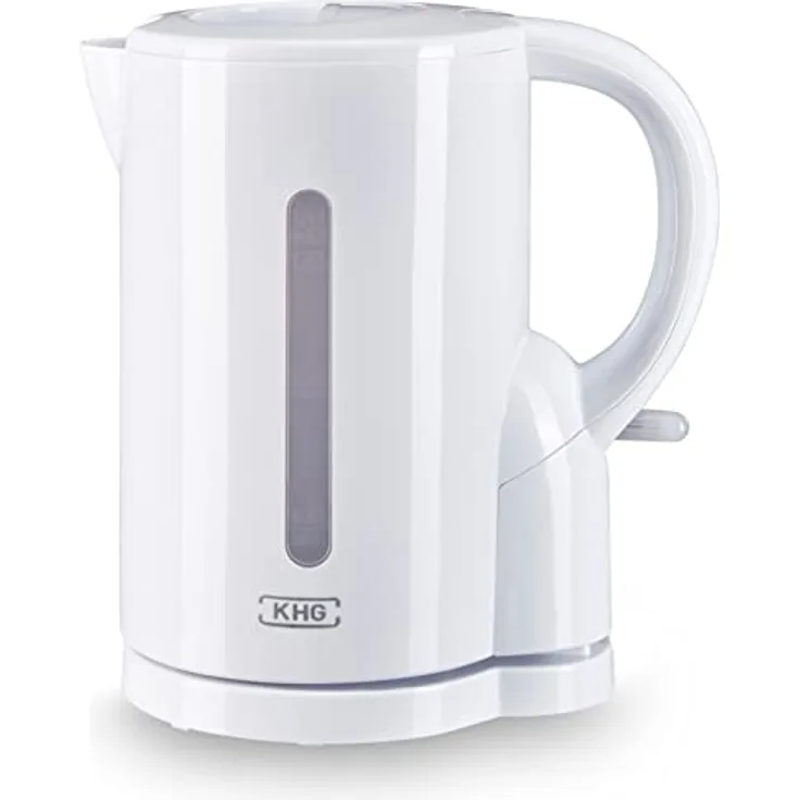 KHG Wasserkocher WK-170 W, 1,7 Liter Fassvermögen, weiß aus Metall & Kunststoff
