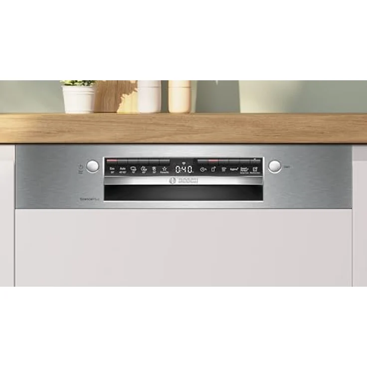Bosch Serie 4 SMI4ECS32E, Halb integrierter Geschirrspüler, 60 cm, Weiß, mit IntensiveZone und HygienePlus Technologie, SpeedPerfect+ Funktion – Bild 3