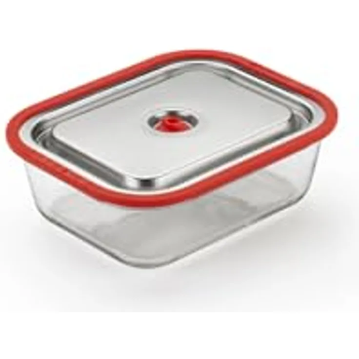 Magic vac Free-Backform aus Borosilikatglas, Stahl und Silikon, kompatibel mit Vakuumiergeräten