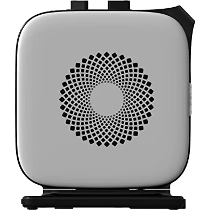 Midea Nty15-19Cae Heizlüfter, geringer Stromverbrauch, Keramik, tragbar, 1500 W, energieeffizient, mit einstellbarem Thermostat, weiß, schwarz, 25,8 x 10,3 x 28,5 cm; 3 kg – Bild 3