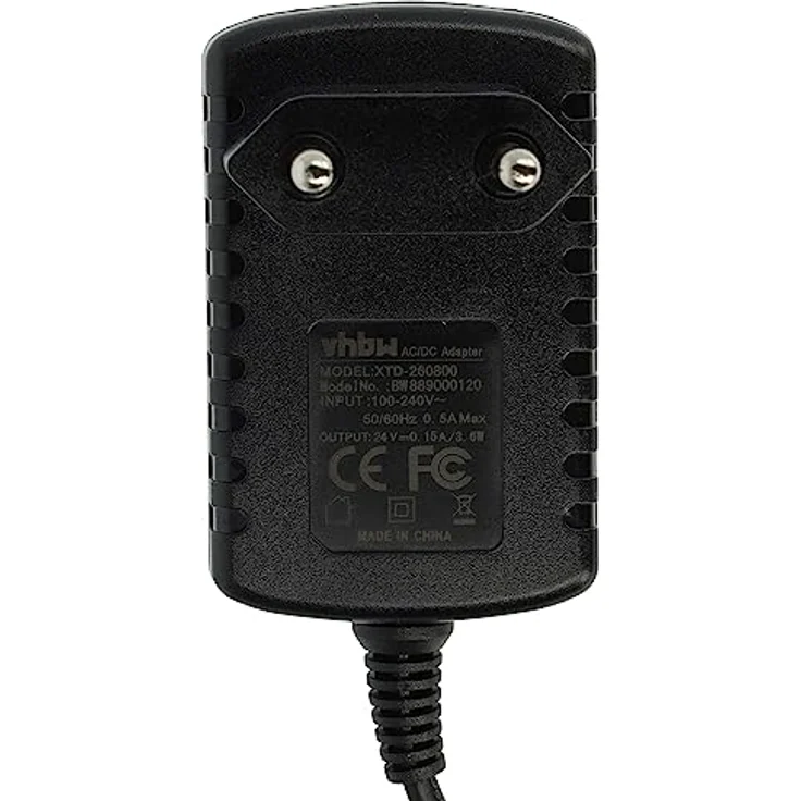 vhbw Netzteil kompatibel mit Dirt Devil Gator 18V M137-6, Gator 18V M137-7 Akkustaubsauger - 150 cm – Bild 5