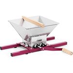 Royal Catering Manuelle Obstmühle Obsthäcksler Obstmuser Traubenmühle Obstschredder 7 l, Entsafter, Grau