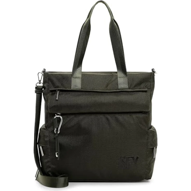 SURI FREY Shopper SFY SURI Sports Marry, zweifarbiges Nylon-Design mit Reißverschluss und Anhänger, Damen – Bild 1