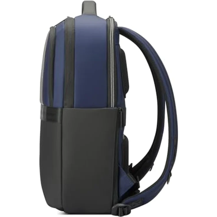 Roncato Metropolitan Business-Rucksack, 38 cm mit Laptopfach, blau, 100% Polyester, 28 cm x 13 cm x 38 cm – Bild 6