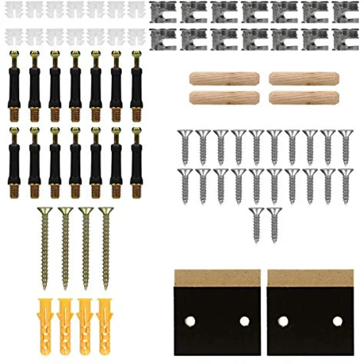 ECD Germany Heizkörperverkleidung mit Wabenmuster, 112x19x82 cm, Schwarz, MDF, selbstmontierbar – Bild 5
