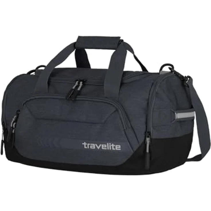 Travelite Kick Off Weekender Reisetasche S, 40 cm, grau, 100% Polyester – Bild 5