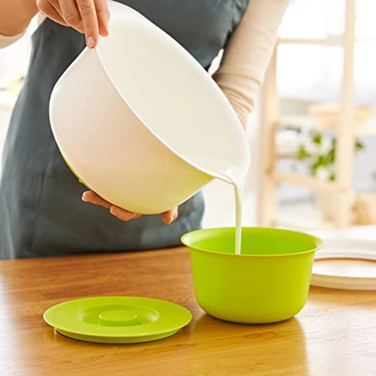 Rotho 1043305070 Fresh 2er-Set Schüssel 1.2l + 4l mit Deckel, Kunststoff - Preisvergleich – Bild 4