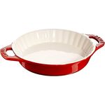 Zwilling STAUB 40511-164-0 - Tarte-Form rund, Kirschrot, 24 cm - backofenfest
