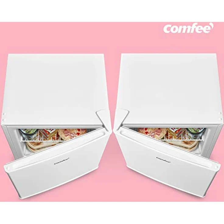 Comfee RCU40WH2(E) Mini Gefrierschrank/31L / 4-Sterne-Gefrierfach/Kompakte Größe/Reversibles Türscharnier/Verstellbare Standfüße / 147kWh/Jahr/Weiß – Bild 5