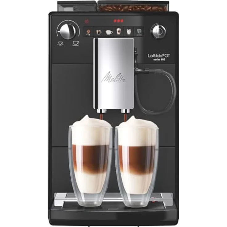 Extra Melitta Latticia OT matt/schwarz, Kaffeevollautomat, Schwarz – Bild 1