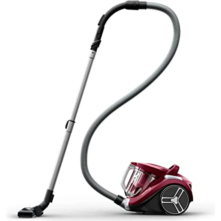 Rowenta RO4B23 Compact Power XXL, beutelloser Bodenstaubsauger mit 900 W, 2,5 Litern und 69 Dezibel, Rot – Bild 2