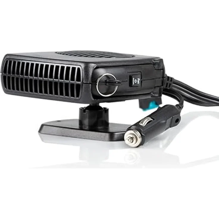 alca Heizlüfter Ventilator Hot/Cool 3 in 1 Keramik-Heizlüfter 12 V, 144 W, schwarz – Bild 2