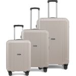 Epic Airwave NEO 4 Rollen Kofferset, 3-teilig, beige, 100% ABS, 52 cm x 31 cm x 75 cm