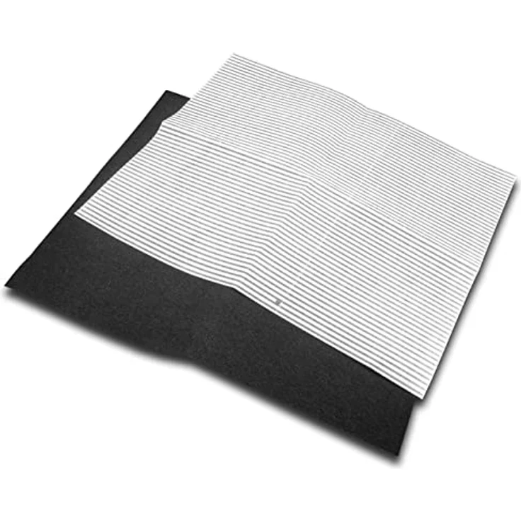 vhbw 2x Ersatzfilter Set für Bauknecht 60cm Dunstabzugshauben, 1x Aktivkohlefilter Schwarz, 1x Fettfilter Weiß – Bild 2