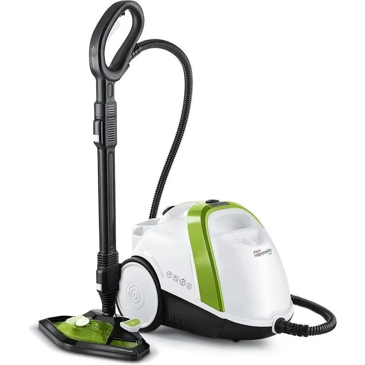 Polti Dampfreiniger Vaporetto Smart 110 Eco, Dampfreiniger, Grün, Schwarz, Weiss, 2 l Frischwassertank