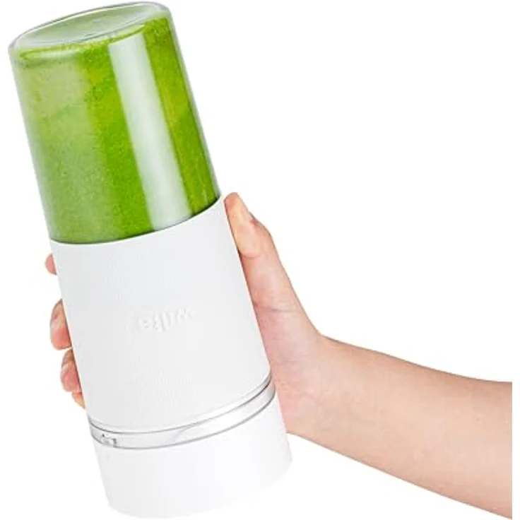 Wilfa Swift, Tragbarer Standmixer mit 300 ml Tritan-Flasche und USB-C Ladeanschluss, Weiss – Bild 3