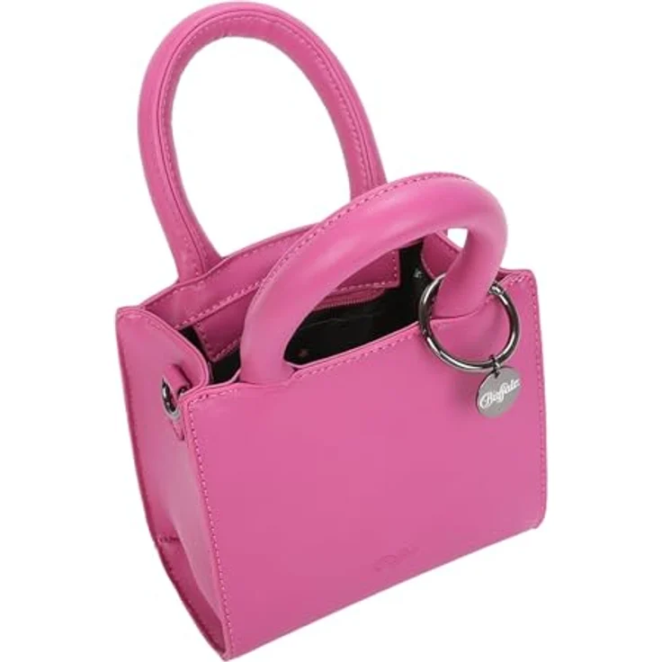 Buffalo Boxy Mini Bag, Handtasche 17.5 cm x 9.5 cm x 16.5 cm, pink berry, 100% Polyester – Bild 5