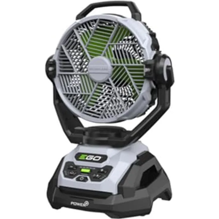 EGO FN1000E, 25-cm-Ventilator mit Sprühnebelfunktion, 2 Kühlungs- und 5 Lüfterstufen, oszillierend, Bluetooth-Steuerung